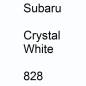 Preview: Subaru, Crystal White, 828.